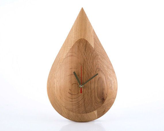 Tear-Shaped Timekeeper Decor