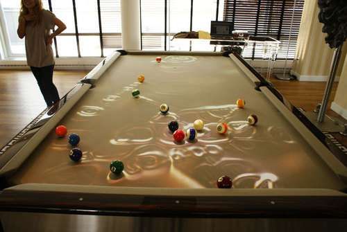 Light Sensor Pool Tables