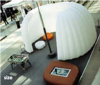 Inflatable Isolated Work Stations