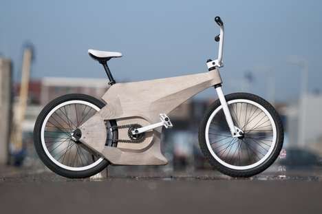 Classy Wooden Two-Wheelers