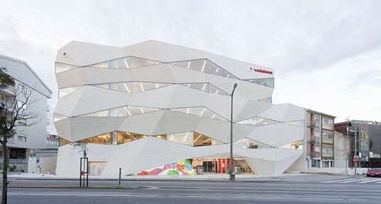 Faceted Cut-Out Architecture