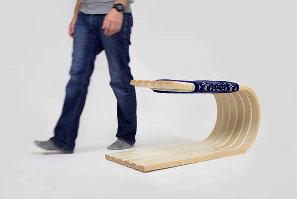 Sled-Shaped Benches