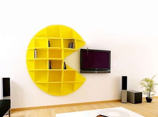 Pac-Man Bookcases