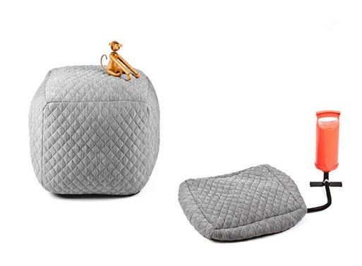 Inflatable Upholstered Ottomans