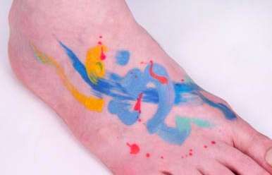 Paint Splatter Tattoos