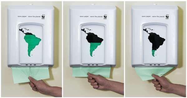 Paper Dispenser Encourages Green