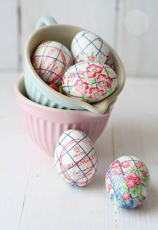 Paper Printed Easter Eggs