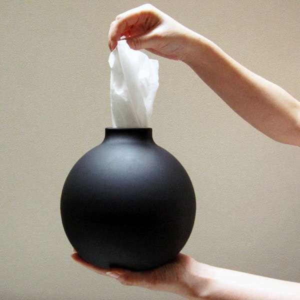 Tissue Paper Vases