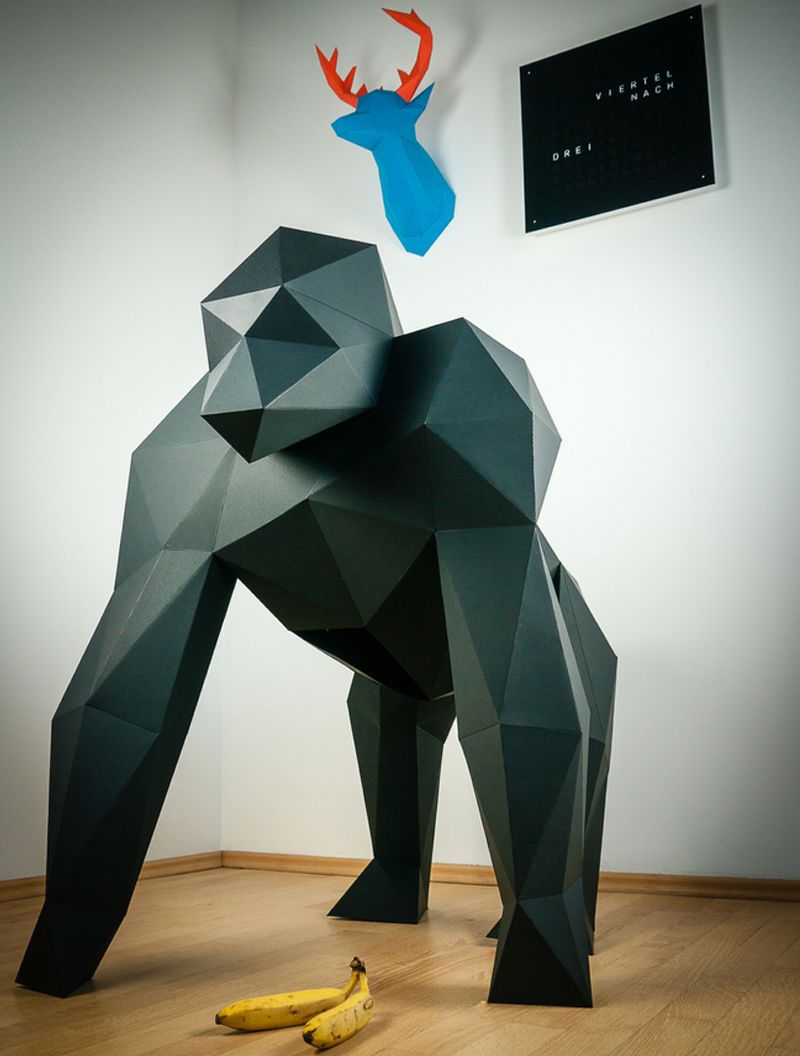 Massive Origami Taxidermy