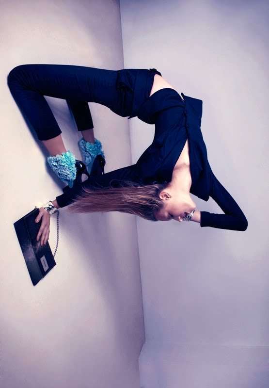 Blue Contortionist Fashion