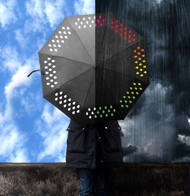 Color-Changing Umbrellas