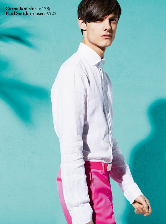 Pastel Menswear Shoots