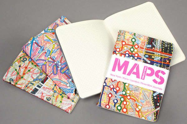 Map Adorned Journals