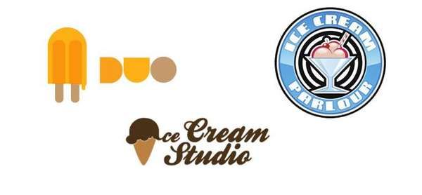 Fictional Ice Cream Logos