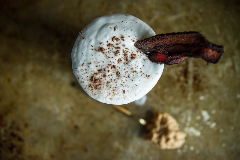 Chocolate Bacon Bourbon Cocktails