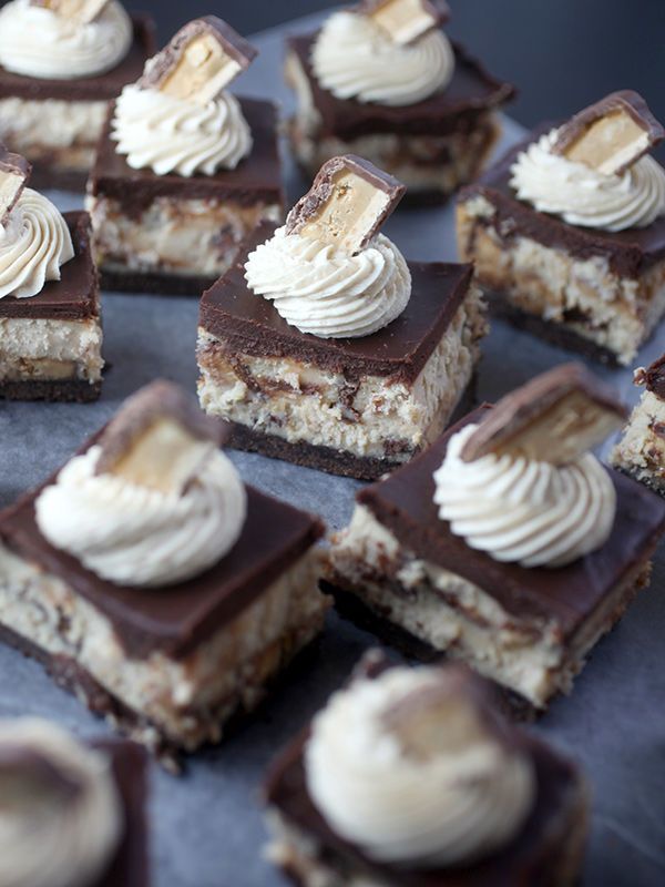 Chocolate Bar Cheesecakes