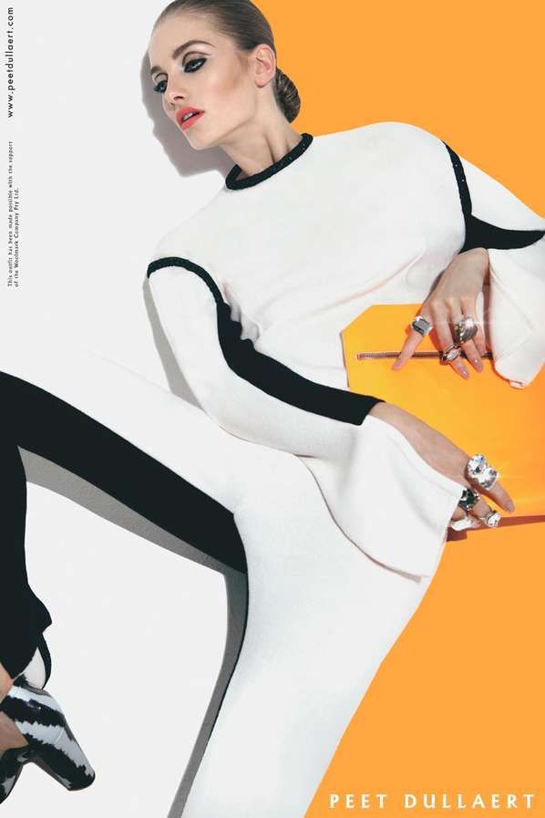 Bold Asymmetrical Fashion Ads