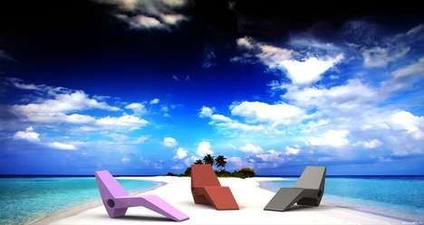 Color-Blocked Beach Furniture