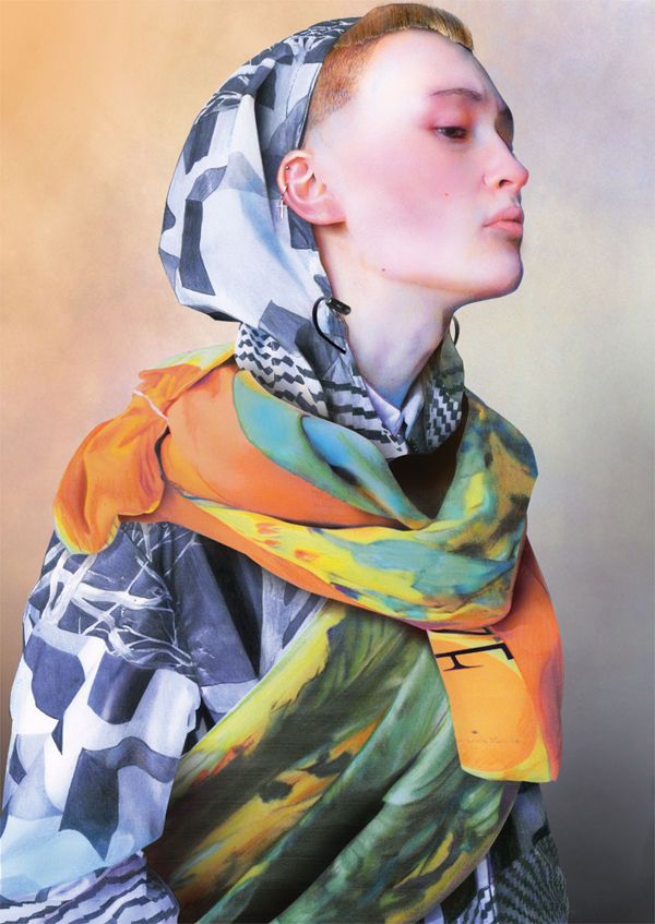 Illustrated Scarf Lookbooks