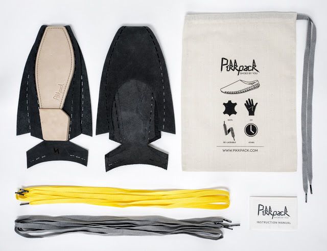 Flat-Packed Footwear Pouches