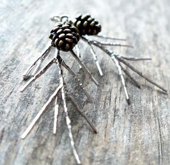 Festive Pine Cone Jewelry