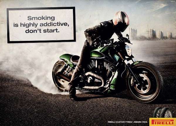 Smoking Biker PSAs