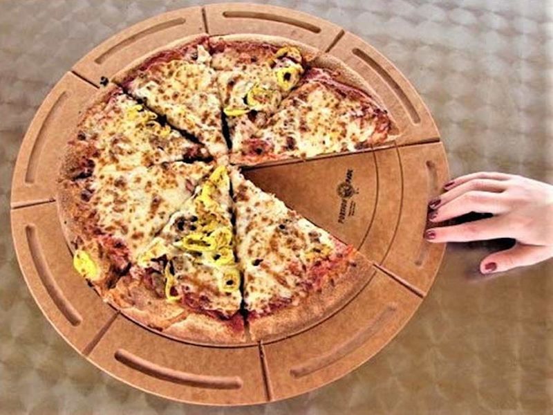 Touchless Pizza Plates : pizza plates