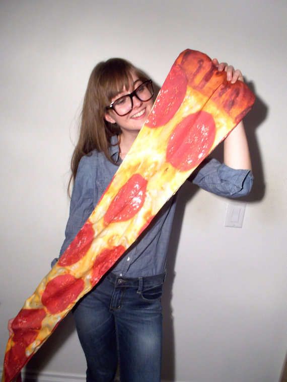 Scrumptious Pizza Scarves