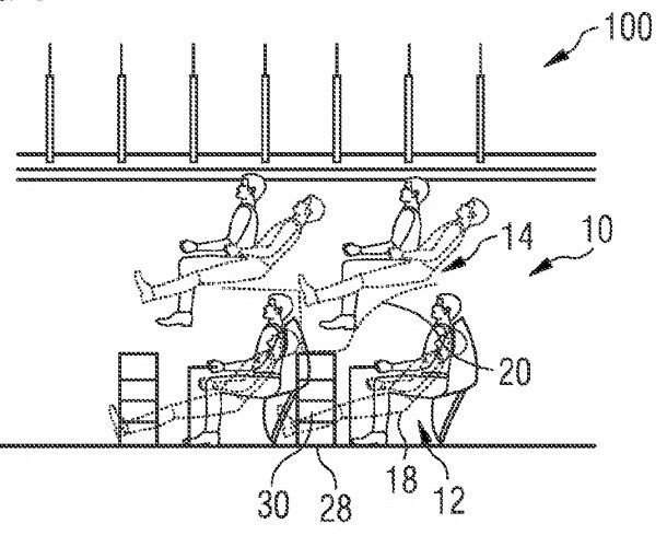 Multi-Level Airplane Seating