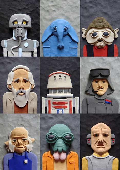 Clay Sci-Fi Sidekicks