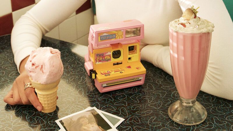 Polaroid 600 Camera - Malibu Barbie Edition