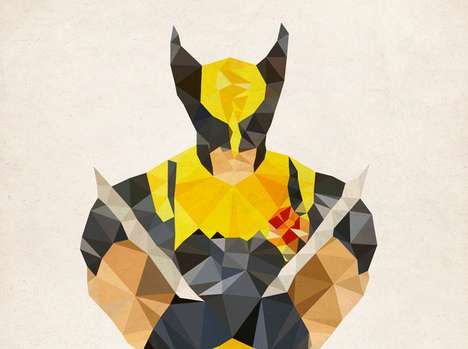 Geometric Avenger Art