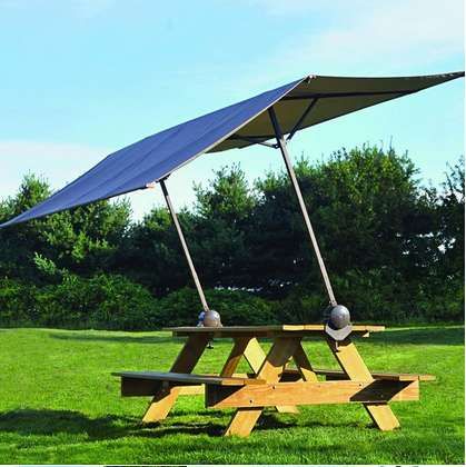 Portable Sun-Shielding Canopies