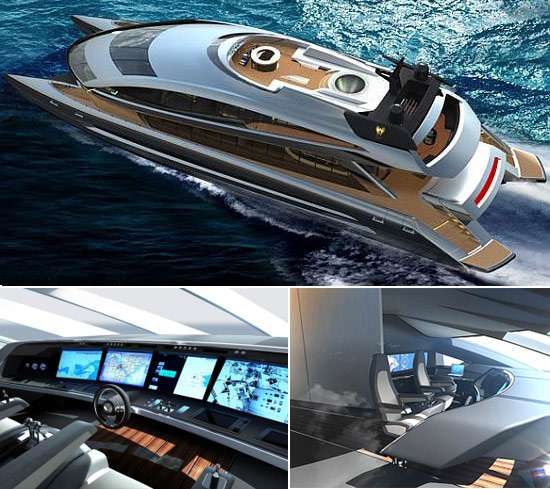 Spacecraft-Inspired Yachts