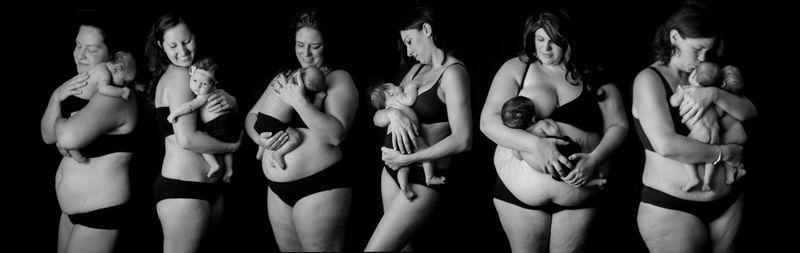 Candid Postpartum Photography