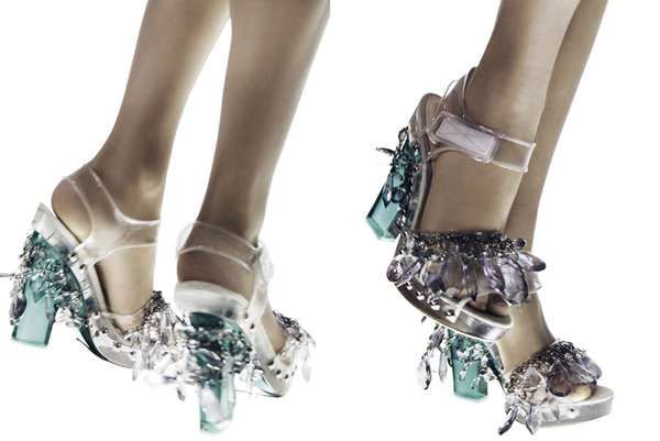 Crystal-Encrusted Heels