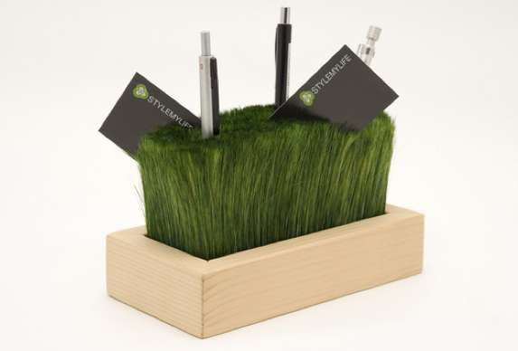 Grassy Desktop Organizers