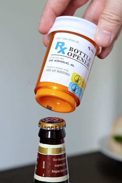 Prescription Bottle Booze Openers