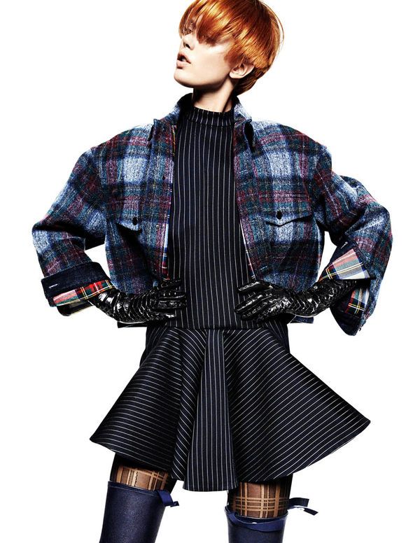 Checkered-Themed Fashion Shoots