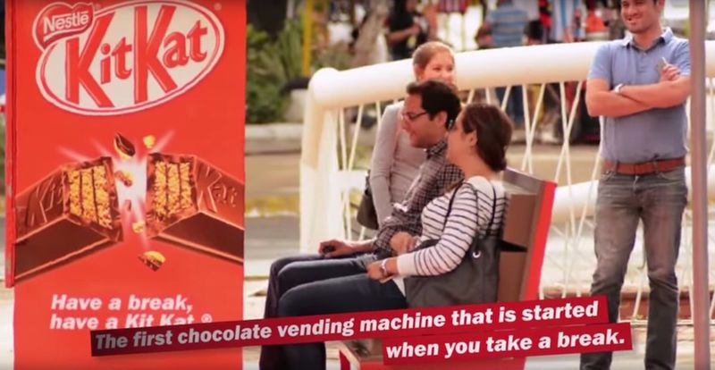 Chocolate-Rewarding Ad Campaigns