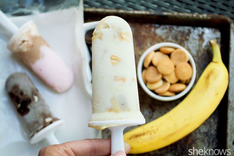 Banana Pie Pudding Pops