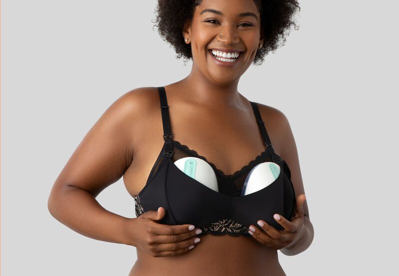 Willow Hands Free Pumping Bra Luxe Pumping and Nursing Bra with Double  Extender Clips and Adjustable Straps