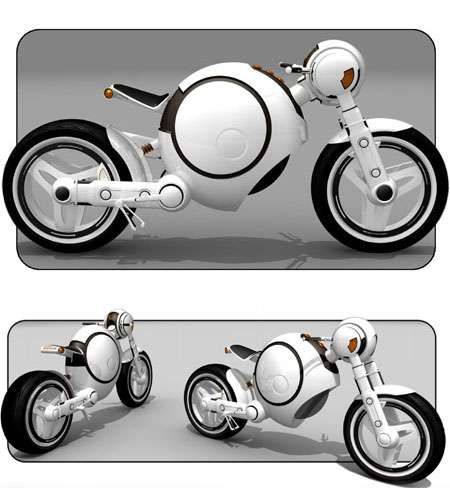 Bubble-Shaped Motorcycles