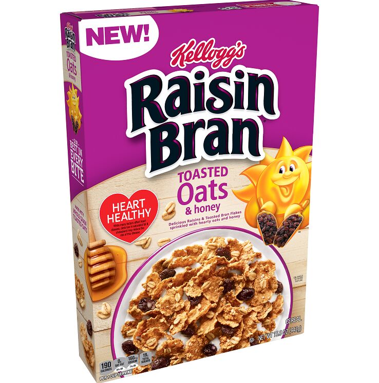 HeartHealthy Toasted Oat Cereals Raisin Bran