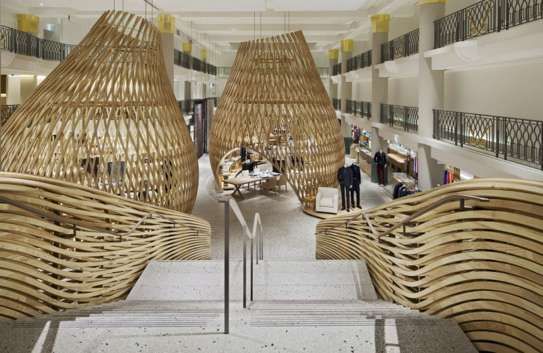 Woven Wooden Pavilions