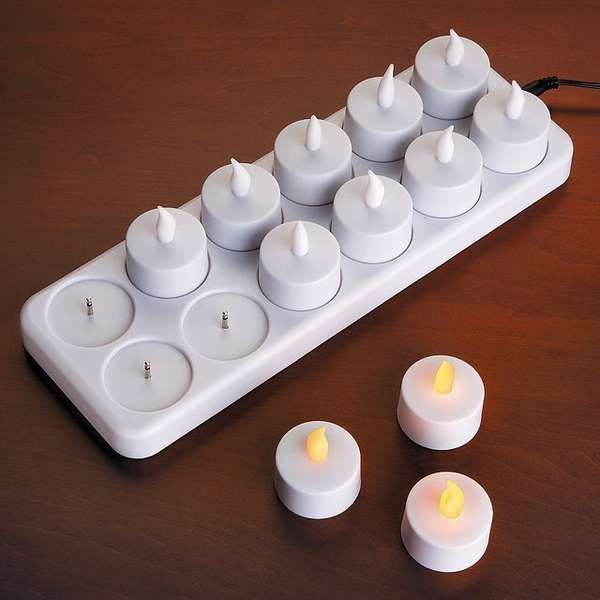 Electrically Charged Tealights