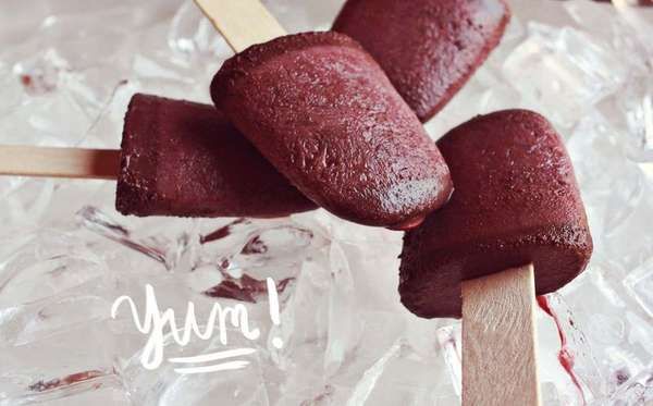 Red Wine Ice Pops