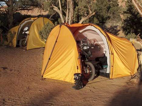 Motorcycle Camping Shelters