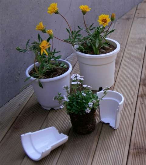 Break-Away Flower Pots