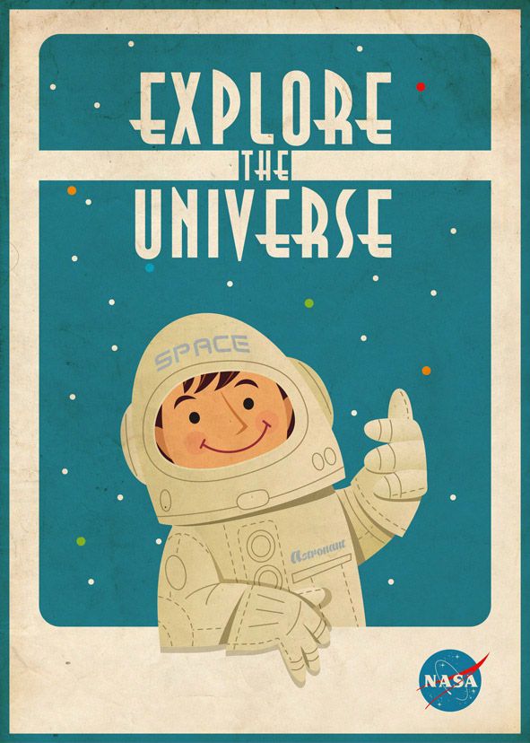 Retro Space Posters